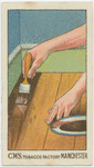 Staining & varnishing floor.