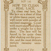 How to clean real lace.