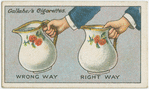 How to carry a heavy jug.