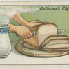 How to cut new bread into thin slices.