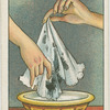 How to take ink stains out a handkerchief.