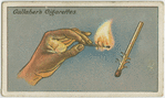 How to light a match in the wind.