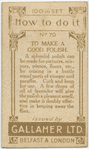 How to make a good polish.