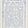 How to mount the inductance.