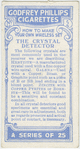 The crystal detector.