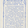 The variable condenser.