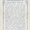 Buzzer test.