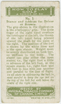 Arthur G. Havers: stance and address for driver or brassie.