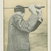 Arthur G. Havers: showing position of hands.  Top of swing (back view).