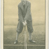 Arthur G. Havers: stance for driver or brassie against wind.