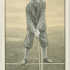 Arthur G. Havers: stance for full shot with driving iron.