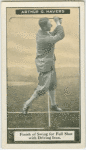 Arthur G. Havers: finishing of swing for full shot with driving iron.