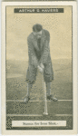 Arthur G. Havers: stance for iron shot.