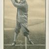 Arthur G. Havers: top of swing for iron shot.