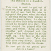 Arthur G. Havers: the niblick in a bunker stance.