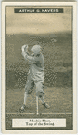 Arthur G. Havers: mashie shot. Top of the swing.