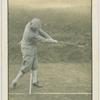 Arthur G. Havers: mashie shot. Finish of the swing.