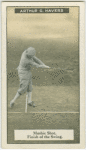 Arthur G. Havers: mashie shot. Finish of the swing.