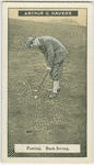Arthur G. Havers: putting back swing.