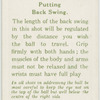 Arthur G. Havers: putting back swing.