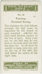 Arthur G. Havers: putting forward swing.