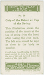 Abe Mitchell: grip of the driver at top of the swing.