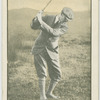 Abe Mitchell: top of the swing in a full mashie shot.