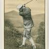 Abe Mitchell: top of the swing for full driving iron shot out of long grass.