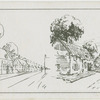 Landscape with cottage.