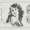 Girl's head (full face).
