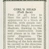 Girl's head (full face).