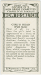 Girl's head (full face).