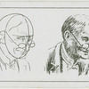 Head of old man.