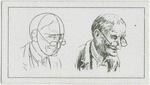 Head of old man.