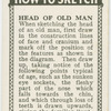 Head of old man.
