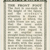The front foot.