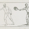 Figure playing tennis.