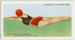 The breast stroke; leg action, first position.