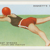 The breast stroke; leg action, third position.