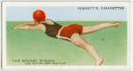 The breast stroke; leg action, third position.