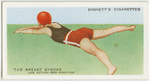 The breast stroke; leg action, third position.