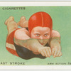 The breast stroke; arm action, first position.