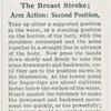 The breast stroke; arm action, second position.