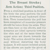 The breast stroke; arm action, third position.