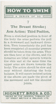 The breast stroke; arm action, third position.