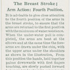 The breast stroke; arm action, fourth position.