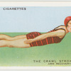 The crawl stroke; arm recovery: first position.