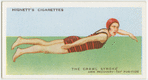 The crawl stroke; arm recovery: first position.