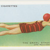 The crawl stroke; arm recovery: third position.