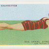 The crawl stroke; leg action: first position.